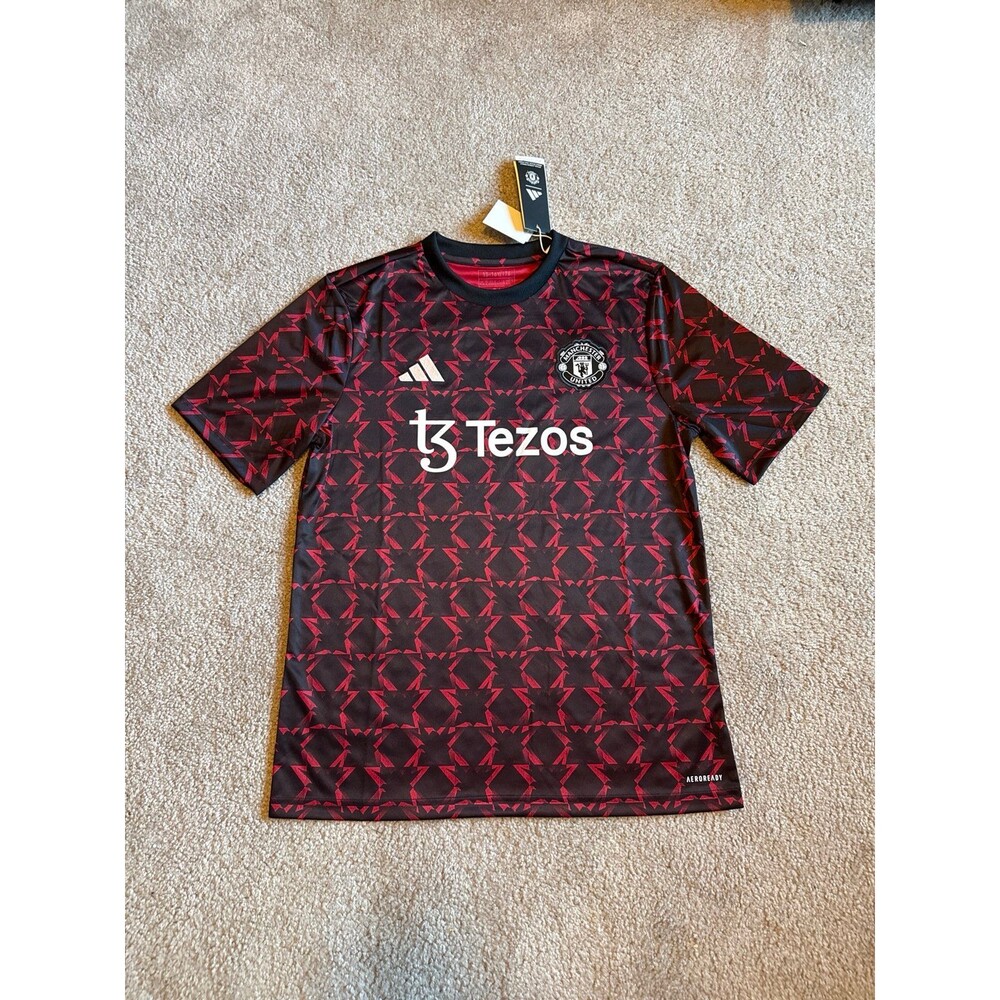 Manchester United Youth Adidas NWT Warmup Jersey Size XL